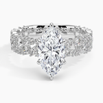 Glacé Diamond Ring (3/4 ct. tw.) Platinum Marquise Engagement Ring