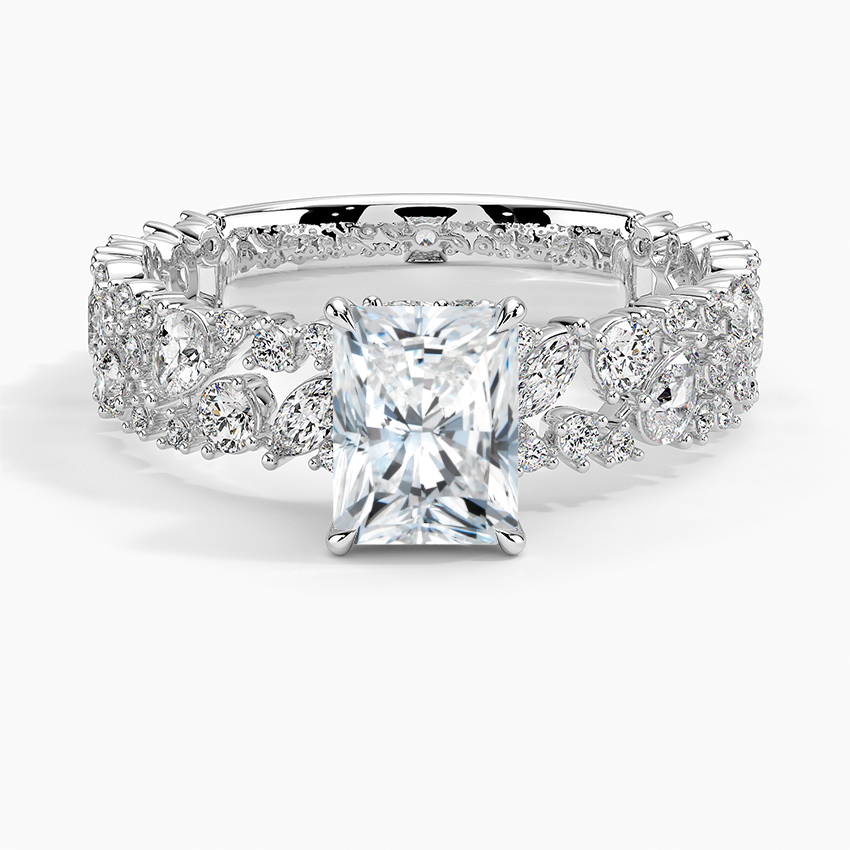 Glacé Diamond Ring (3/4 ct. tw.) Platinum Radiant Engagement Ring