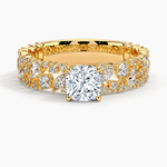 Glacé Diamond Ring (3/4 ct. tw.) Yellow Gold 18k Cushion Engagement Ring
