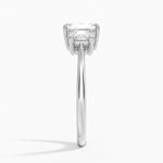Oval-Cut Three Stone Diamond Ring (1/2 ct. tw.) Platinum Emerald Engagement Ring