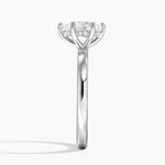 Sydney Perfect Fit Hidden Halo 2mm Diamond Ring Platinum Pear Engagement Ring