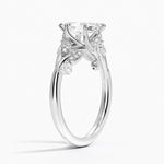 Canopy Diamond Ring Platinum Marquise Engagement Ring