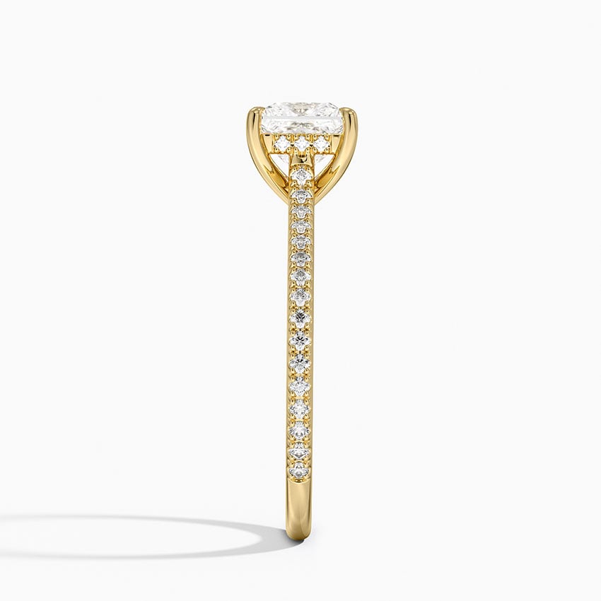 Luxe Lissome Diamond Ring (1/5 ct. tw.) Yellow Gold 18k Princess Engagement Ring
