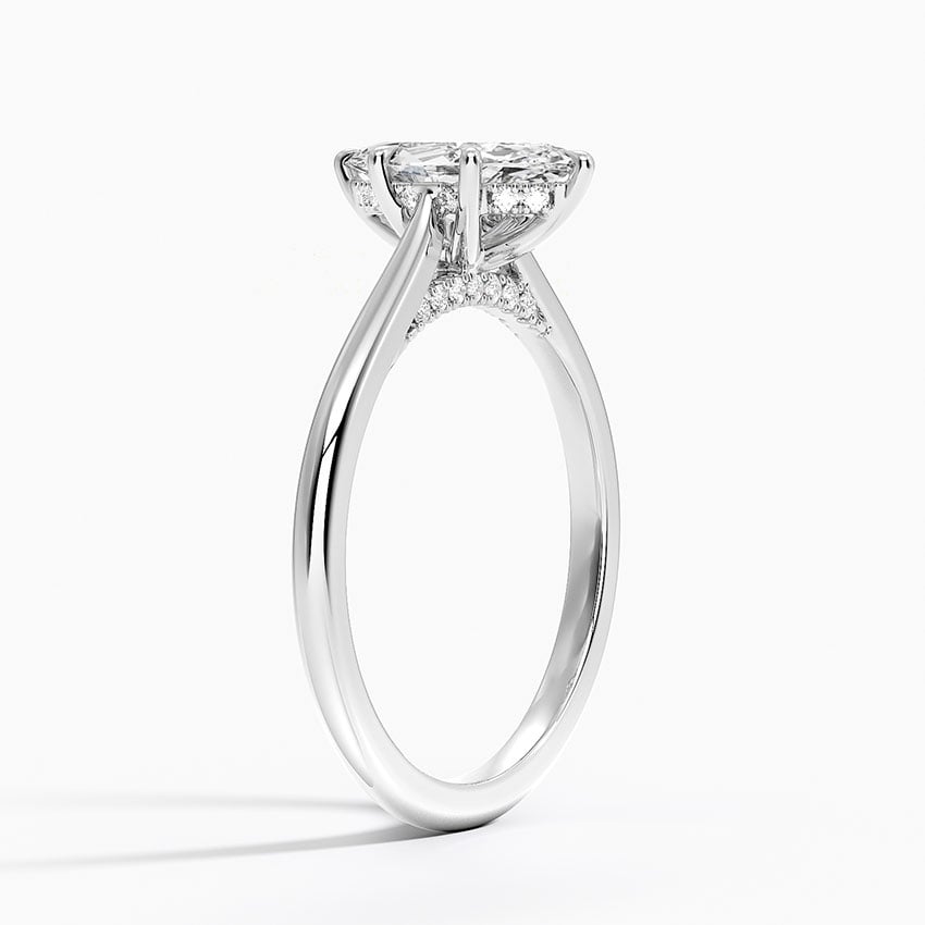 Dawn 1.5mm Diamond Ring Platinum Marquise Engagement Ring