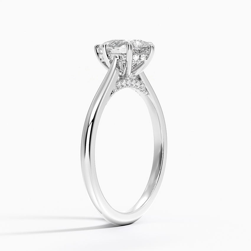 Dawn 1.5mm Diamond Ring Platinum Pear Engagement Ring