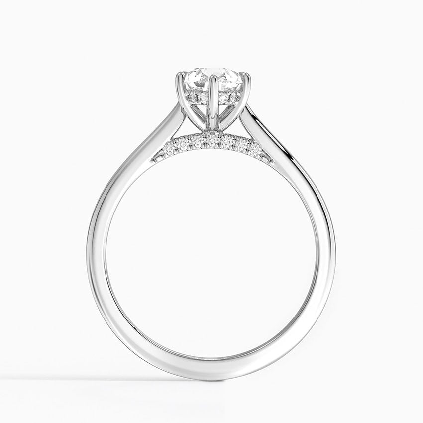Dawn 1.5mm Diamond Ring Platinum Pear Engagement Ring