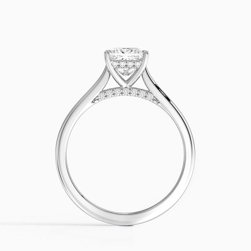 Dawn 1.5mm Diamond Ring Platinum Princess Engagement Ring
