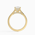 Dawn 1.5mm Diamond Ring Yellow Gold 18k Princess Engagement Ring