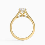 Dawn 1.5mm Diamond Ring Yellow Gold 18k Round Engagement Ring