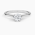 Dawn 1.5mm Diamond Ring Platinum Round Engagement Ring