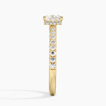 Chantal Diamond Ring Yellow Gold 18k Princess Engagement Ring