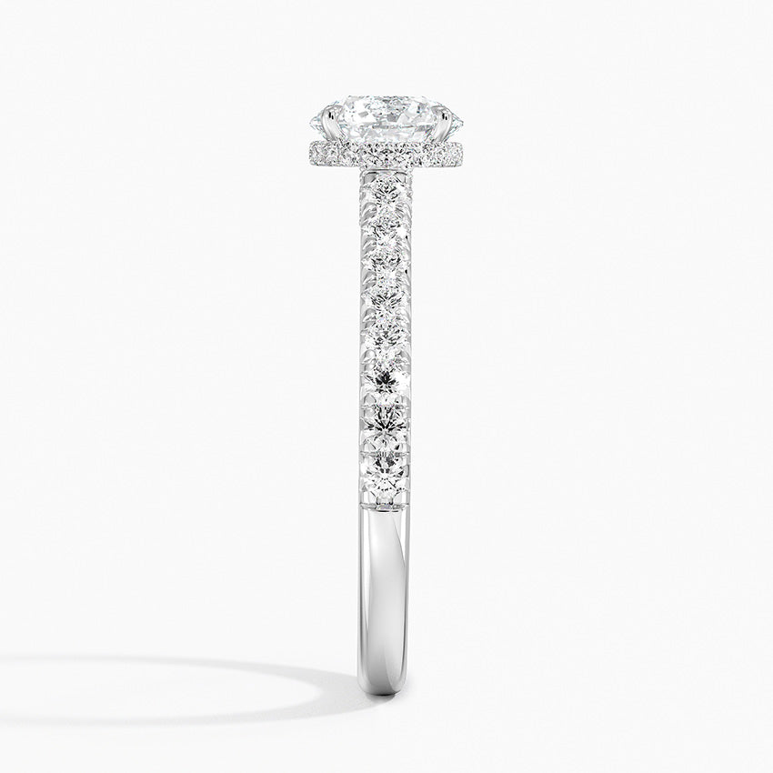 Chantal Diamond Ring Platinum Round Engagement Ring