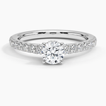 Chantal Diamond Ring Platinum Round Engagement Ring