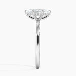 Lumiere 1.5mm Diamond Ring Platinum Marquise Engagement Ring