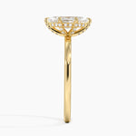 Lumiere 1.5mm Diamond Ring Yellow Gold 18k Marquise Engagement Ring