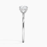 Lumiere 1.5mm Diamond Ring Platinum Round Engagement Ring