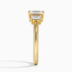 Rhiannon Emerald Cut Three Stone Diamond Ring (1/2 ct. tw.) Yellow Gold 18k Emerald Engagement Ring