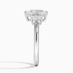 Rhiannon Emerald Cut Three Stone Diamond Ring (1/2 ct. tw.) Platinum Pear Engagement Ring
