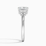 Rhiannon Emerald Cut Three Stone Diamond Ring (1/2 ct. tw.) Platinum Radiant Engagement Ring