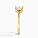 Rhiannon Emerald Cut Three Stone Diamond Ring (1/2 ct. tw.) Yellow Gold 18k Radiant Engagement Ring