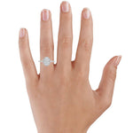 Waverly Hidden Halo Diamond Ring Platinum Engagement Ring