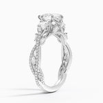 Luxe Secret Garden Three Stone Diamond Ring (1 ct. tw.) Platinum Pear Engagement Ring