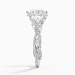 Luxe Secret Garden Three Stone Diamond Ring (1 ct. tw.) Platinum Pear Engagement Ring