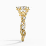 Luxe Secret Garden Three Stone Diamond Ring (1 ct. tw.) Yellow Gold 18k Pear Engagement Ring
