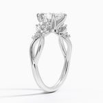 Summer Blossom Diamond Ring (1/4 ct. tw.) Platinum Marquise Engagement Ring