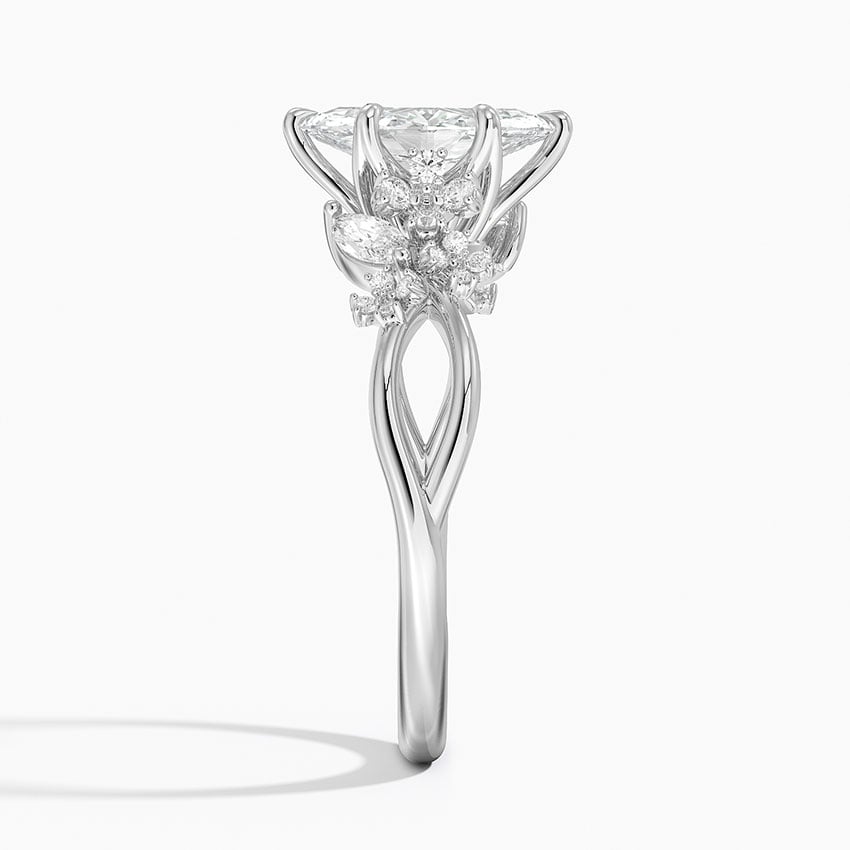 Summer Blossom Diamond Ring (1/4 ct. tw.) Platinum Marquise Engagement Ring