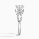 Summer Blossom Diamond Ring (1/4 ct. tw.) Platinum Oval Engagement Ring