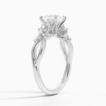 Summer Blossom Diamond Ring (1/4 ct. tw.) Platinum Princess Engagement Ring