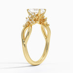 Summer Blossom Diamond Ring (1/4 ct. tw.) Yellow Gold 18k Radiant Engagement Ring