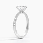 Elena Diamond Ring Platinum Asscher Engagement Ring