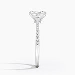 Elena Diamond Ring Platinum Radiant Engagement Ring