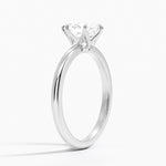 Esme Hidden Halo Diamond Ring Platinum Pear Engagement Ring