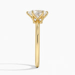 Esme Hidden Halo Diamond Ring Yellow Gold 18k Pear Engagement Ring