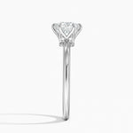 Esme Hidden Halo Diamond Ring Platinum Round Engagement Ring