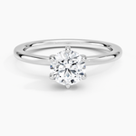 Sydney Perfect Fit Hidden Halo Diamond Ring Platinum Round Engagement Ring