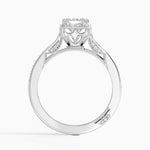 Tacori Dantela Bloom Diamond Ring Platinum Emerald Engagement Ring