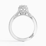 Tacori Dantela Bloom Diamond Ring Platinum Pear Engagement Ring