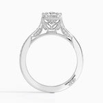 Tacori Dantela Bloom Diamond Ring Platinum Princess Engagement Ring