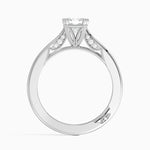 Simply Tacori Crown Diamond Ring Platinum Emerald Engagement Ring