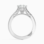 Simply Tacori Crown Diamond Ring Platinum Round Engagement Ring
