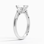 Simply Tacori Three Stone Diamond Ring (1/3 ct. tw.) Platinum Emerald Engagement Ring