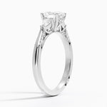 Simply Tacori Three Stone Diamond Ring (1/3 ct. tw.) Platinum Oval Engagement Ring