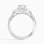 Simply Tacori Three Stone Diamond Ring (1/3 ct. tw.) Platinum Round Engagement Ring