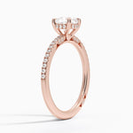 Simply Tacori Classic Diamond Ring (1/5 ct. tw.) Rose Gold 18k Cushion Engagement Ring