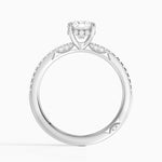 Simply Tacori Classic Diamond Ring (1/5 ct. tw.) Platinum Cushion Engagement Ring