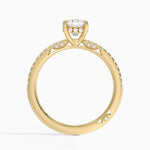 Simply Tacori Classic Diamond Ring (1/5 ct. tw.) Yellow Gold 18k Cushion Engagement Ring